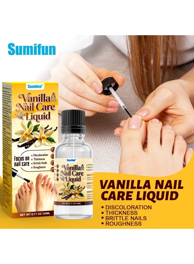 سوميفون حل العناية بالأظافر من سومي فن: 20 مل - يصلح ويقوي الأظافر، يحسن الأظافر الهشة، ويغذي للحصول على سطح أظافر صحي ولامع. - Image 1